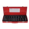 Nástrčné rázové hlavice 1/2", 6-ti hran, 8-32mm, sada 35 ks, Kraft&Dele KD11756