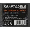 pila tasmowa przecinarka metalu kraftdele kd1734