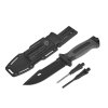 Taktický nůž 275/135mm s pouzdrem BLACK SURVIVAL SERIES, Geko G01890