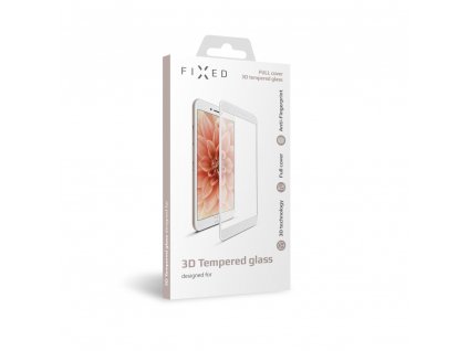 Ochranné tvrzené sklo FIXED 3D Full-Cover pro Apple iPhone 6/6S, s lepením přes celý displej, bílé