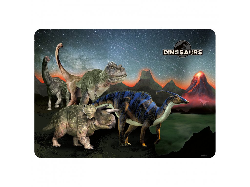 Dinosaurus (D) podložka na stôl plastová