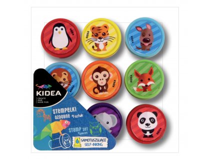 Kidea pečiatky 9ks mix vzorov A (D)