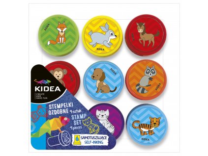 Kidea pečiatky 9ks mix vzorov C (D)