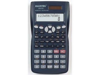 RAXTOL RX-02 vedecká kalkulačka