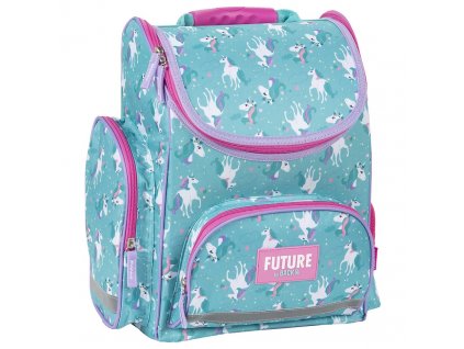 Jednorožec (D) školská taška tyrkysová