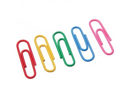 Spony listové 50mm 100ks farebné M