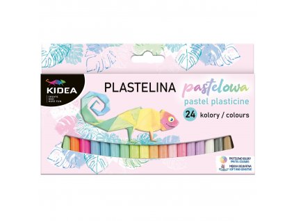 Kidea plastelína 24ks pastel (D)