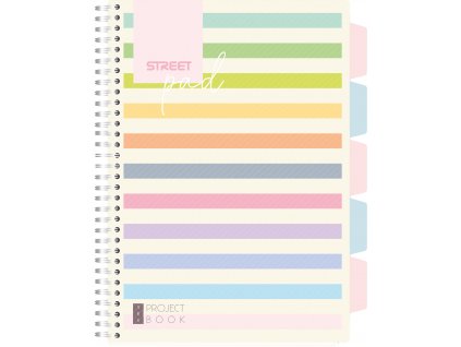 Street zošit A4 200str s rozraďovačom (254)