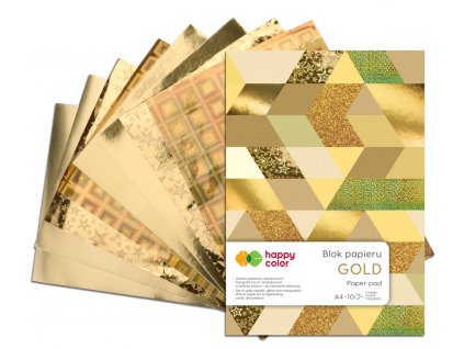 HAPPY COLOR výkres A4 150-230g/m2 10l GOLD