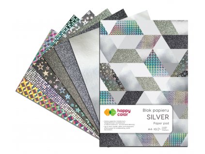 HAPPY COLOR výkres A4 150-230g/m2 10l SILVER