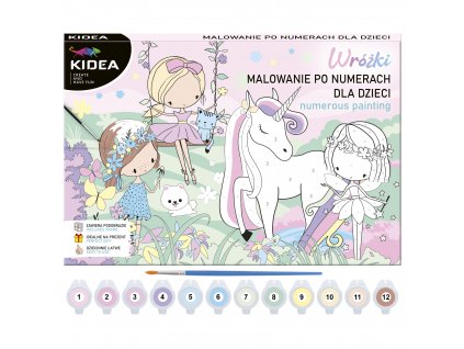 Kidea sada na maľovanie podľa čísiel Víly (D)