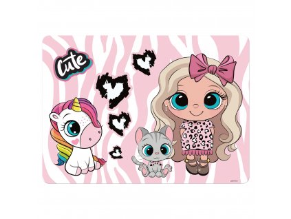 Derform (D) podložka na stôl plastová Cute