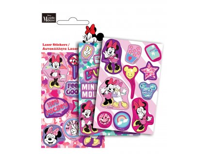 Minnie Mouse (LG) nálepky trblietavé 10ks 2023