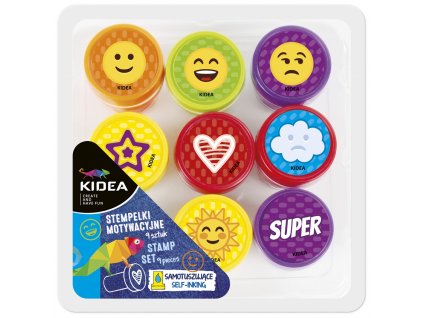 Kidea pečiatky 9ks motivačné (D)