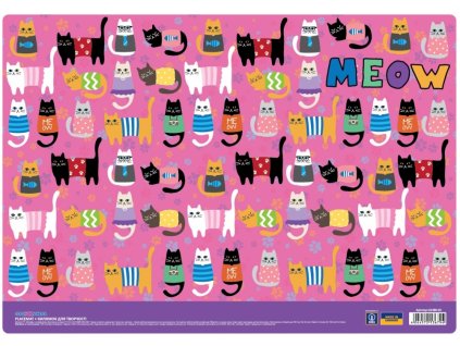 Podložka na stôl plastová Mačky