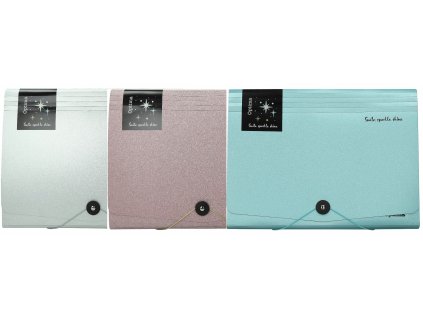 A taška s priehradkami 120370 glitter OPTIMA