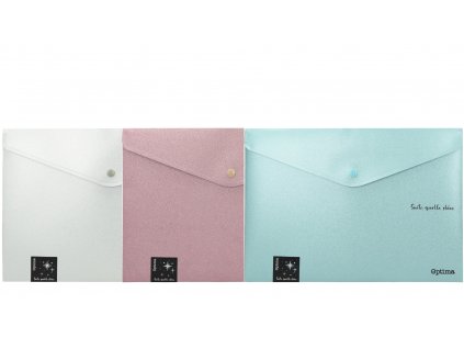 A obálka s gombíkom A4 120373 glitter OPTIMA