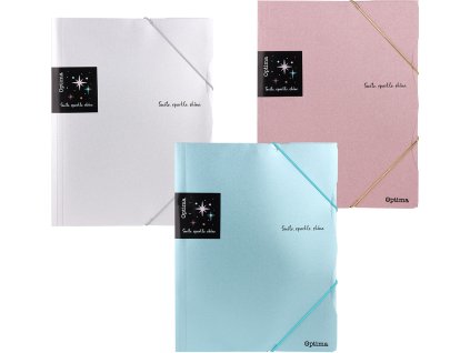 A odkladacia mapa 3-klopá 120374 glitter OPTIMA