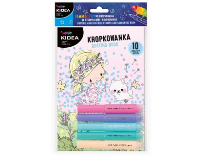 Kidea maľovanie bodkami + popisovače Víla (D)