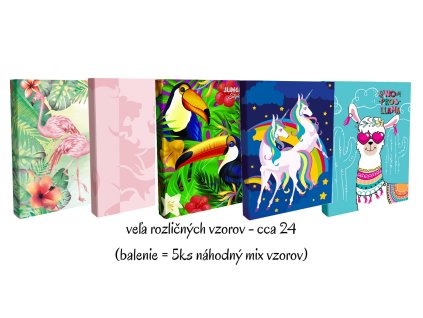 Optimum záznamová kniha A4 96listov linajk. Trendy