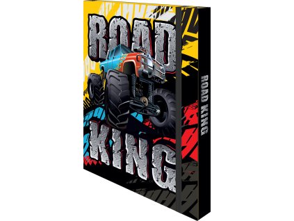 Optimum školský box s gumkou A4 Monster Truck
