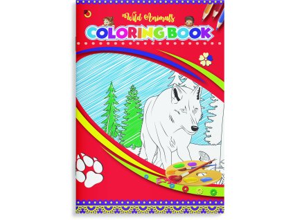 Optimum omaľovánka A4 8l Divoké zvieratá 24717