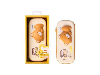 Lazy Stars Squishy peračník 1-zip oválny Medveď