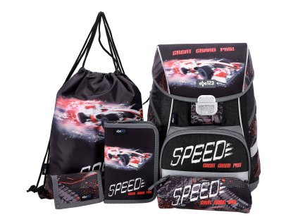 ABC123 Formula školská taška - set 5ks