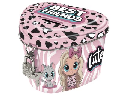 Derform (D) pokladnička v tvare srdca Cute