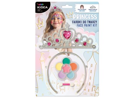 Kidea farby na tvár sada Princezná s tiarou (D)