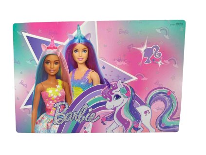 Barbie Unicorn (LG) plastová podložka 45x30cm