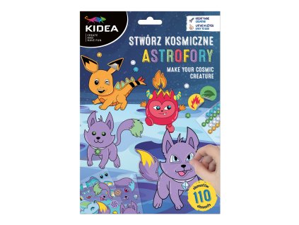 Kidea kreatívny set Vytvor si kozmickú príšerku(D)