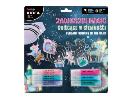 Kidea prívesky 3ks Magic aj svietiace v tme (D)