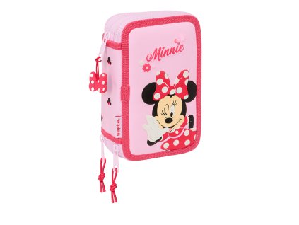 Minnie Mouse peračník trojitý plnený ružový