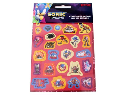 Sonic Prime (LG) nálepky 600ks