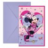 Procos Minnie Mouse pozvánky s obálkou 6ks FSC®