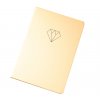 FunkyFish notes tvrdý A5 96list linajkovaný zlatý