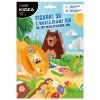 Kidea 3D figúrky s nálepkami ZOO (D)
