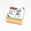 Pozn.blok samolepiaci neónový 76x76 mm 450ks Dumar