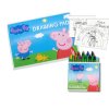 Peppa Pig sada omaľovánka + voskovky (P)