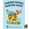 Farebný papier 8 listov