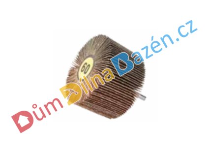 OPTIMAabrasive Lístkový kotouč se stopkou - Normal korund ⌀ 80 mm