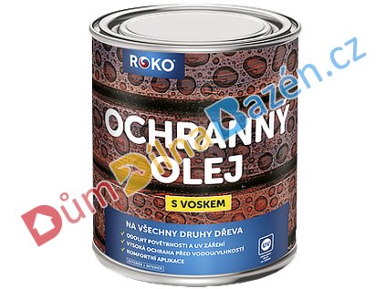 Roko ochranný olej s voskem na dřevo