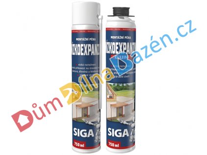 PU montážní pěna Siga PRO nízkoexpanzní