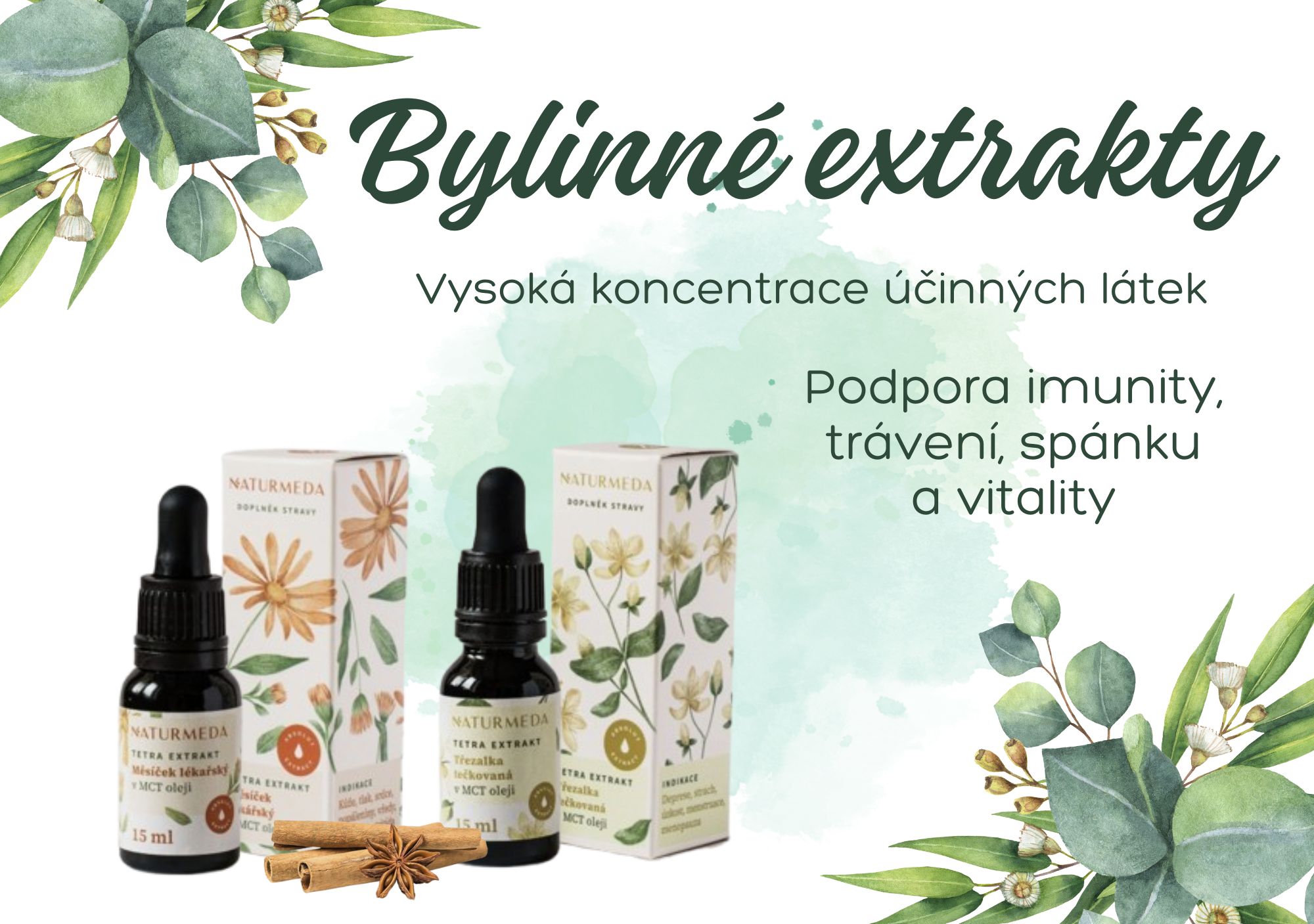 Bylinné tetra extrakty