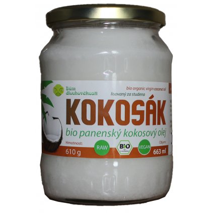 Kokosový olej v bio kvalitě, za studena lisovaný