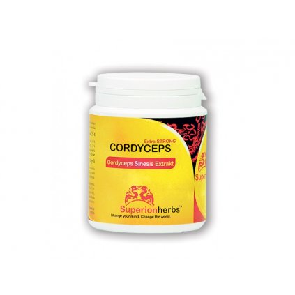 Superionherbs: CORDYCEPS Extra STRONG, 90 kapslí