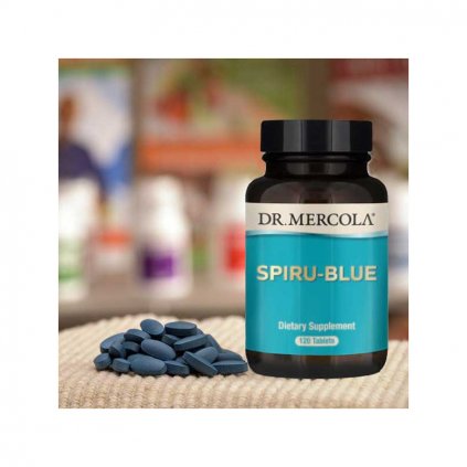Dr. Mercola - Spirulina Bio, 120 tablet s Astaxanthinem