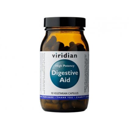 Viridian - High Potency Digestive Aid, 90 kapslí