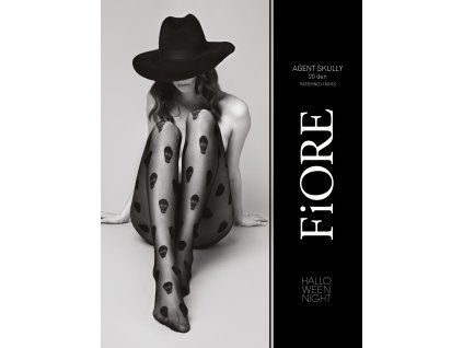 Strumpfhosen FIORE - AGENT SKULLY 20DEN